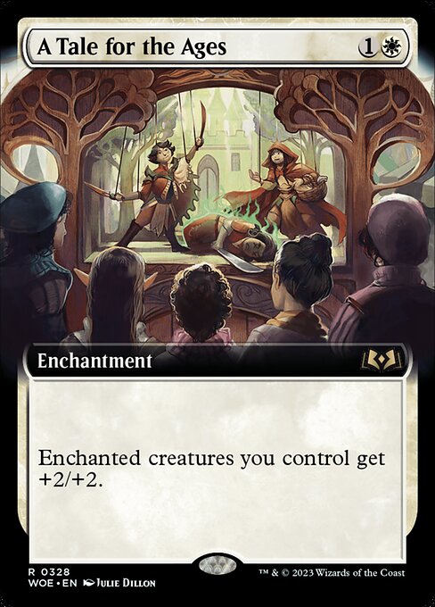 MTG A Tale for the Ages WOE 328 Extended Art Foil
