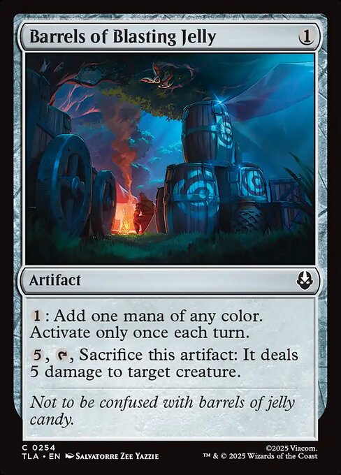 MTG Barrels of Blasting Jelly TLA 254 Regular Nonfoil