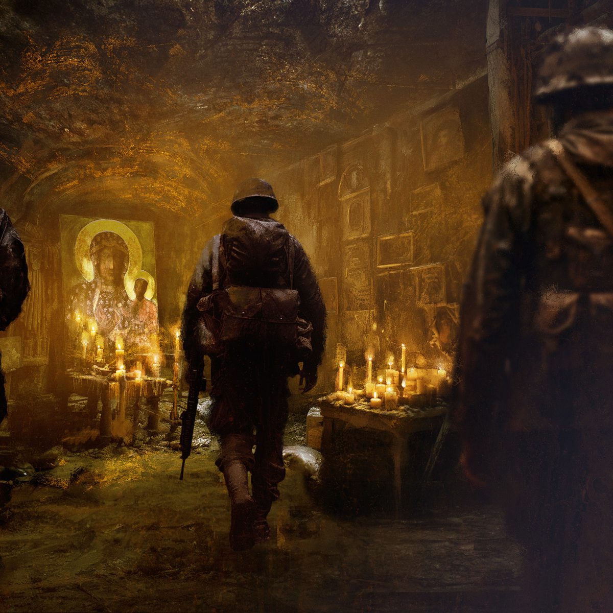 Twilight 2000 RPG, The Black Madonna interior artwork view 12