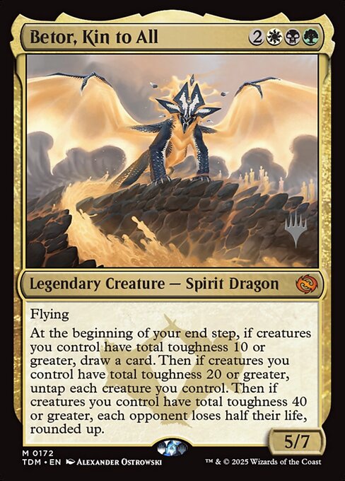 MTG Betor, Kin to All PTDM 172p Promo Pack Nonfoil
