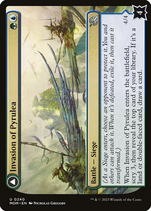 MTG Invasion of Pyrulea // Gargantuan Slabhorn MOM 240 Regular Nonfoil
