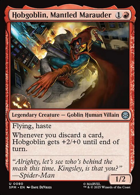 MTG Hobgoblin, Mantled Marauder SPM 080 Regular Foil