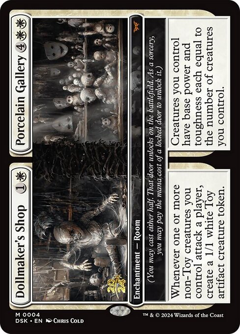 MTG Dollmaker's Shop // Porcelain Gallery PDSK 004s Prerelease Foil