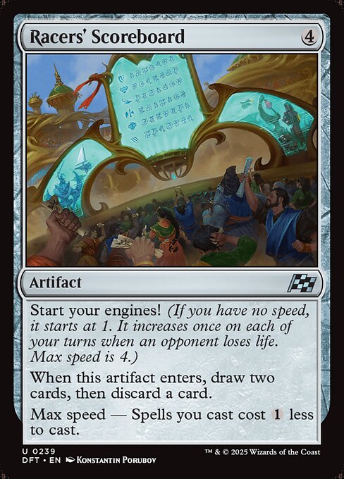 MTG Racers' Scoreboard DFT 239 Regular Foil