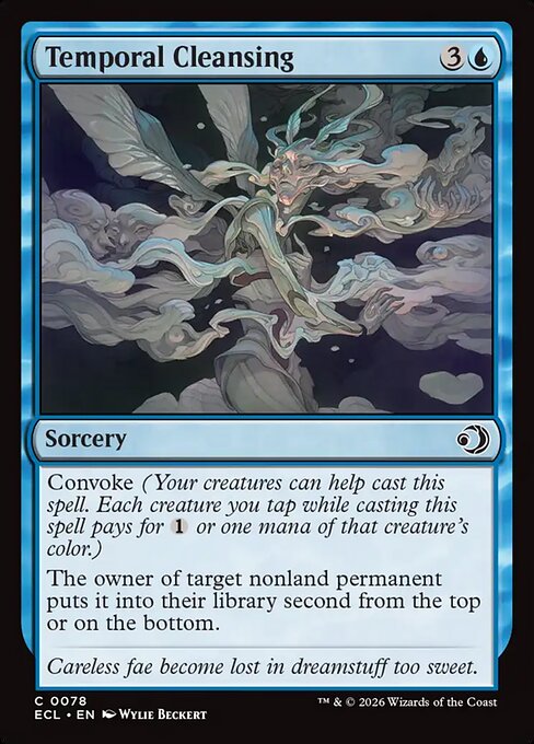 MTG Temporal Cleansing ECL 078 Regular Nonfoil