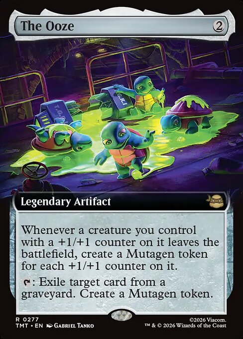 MTG The Ooze TMT 277 Extended Art Foil