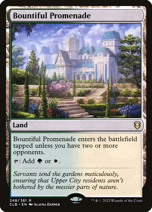 MTG Bountiful Promenade CLB 348 Regular Foil