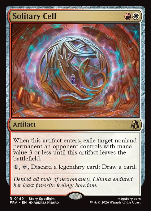 MTG Solitary Cell FRA 149 Standard Foil front