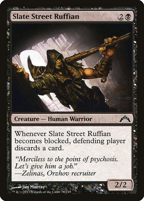 MTG Slate Street Ruffian GTC 078 Regular Foil