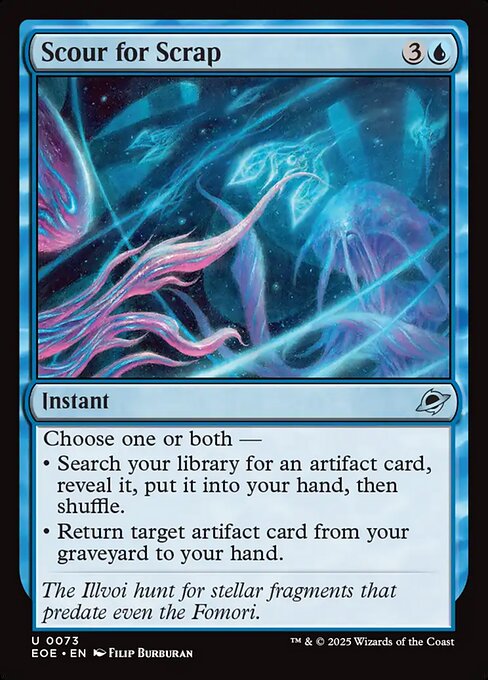 MTG Scour for Scrap EOE 073 Regular Foil