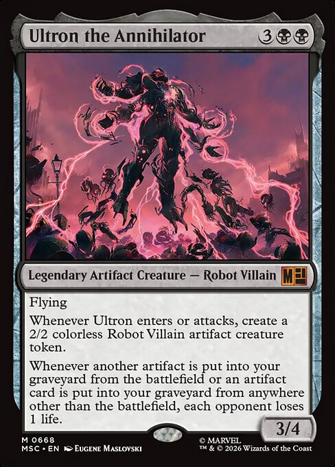 MTG Ultron the Annihilator MSC 668 Regular Nonfoil