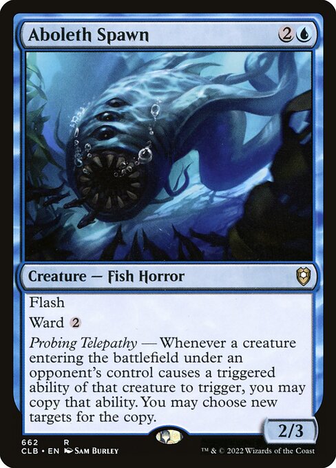 MTG Aboleth Spawn CLB 662 Commander Deck Nonfoil