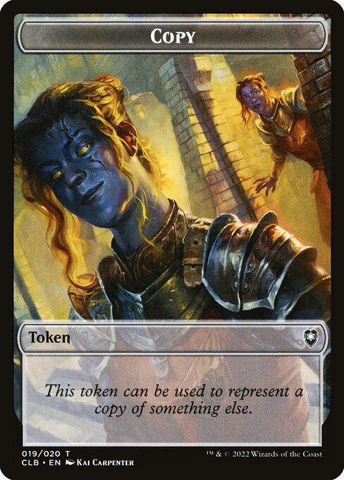 MTG Copy Token CLB 019 Token Foil