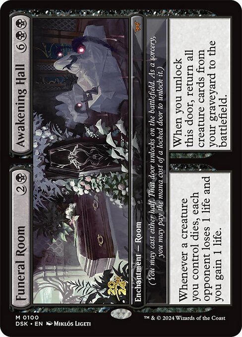 MTG Funeral Room // Awakening Hall PDSK 100s Prerelease Foil