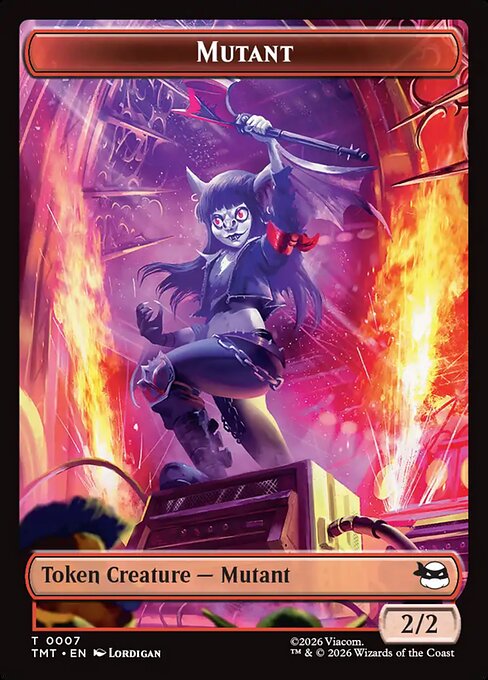 MTG Mutant Token TMT 007 Token Nonfoil