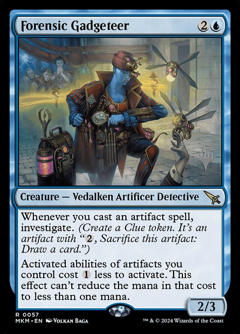 MTG Forensic Gadgeteer PMKM 057p Promo Pack Nonfoil