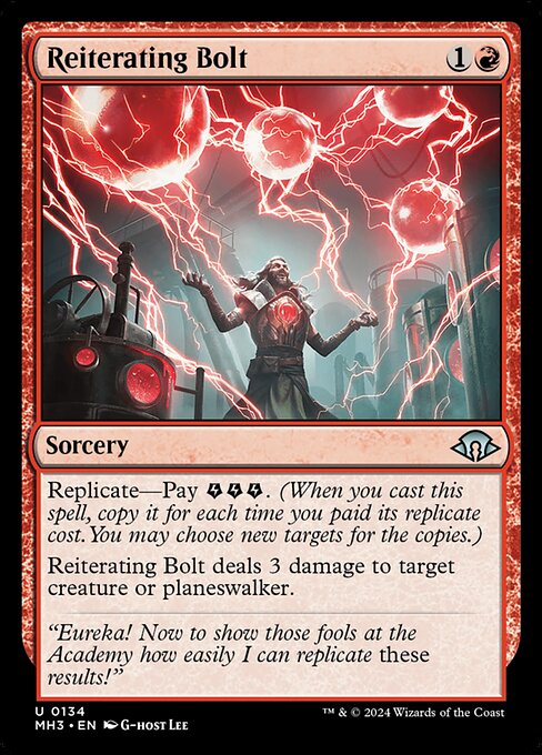MTG Reiterating Bolt MH3 134 Regular Nonfoil
