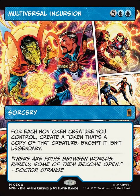MTG Multiversal Incursion MSH 300 Showcase Panel Nonfoil