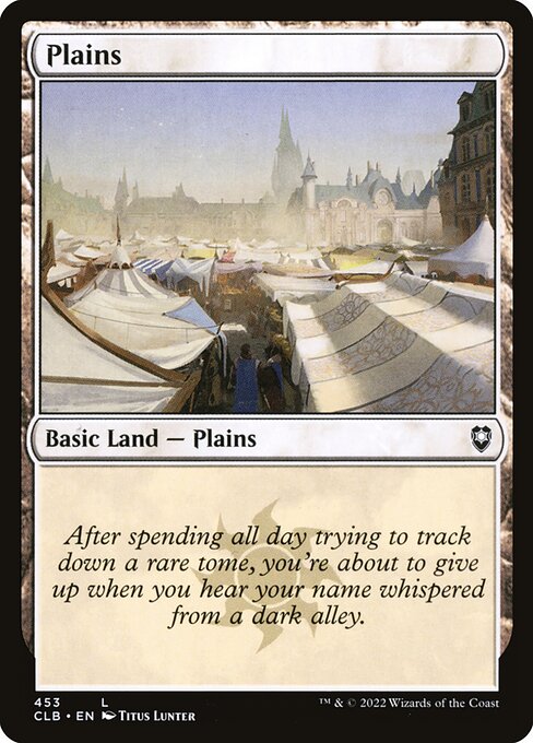 MTG Plains CLB 453 Regular Foil