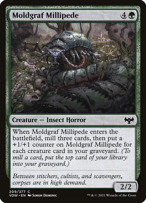 MTG Moldgraf Millipede VOW 209 Standard Foil front