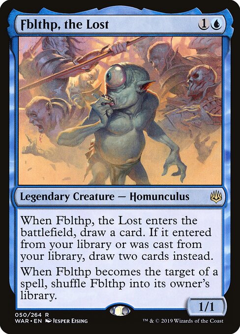 MTG Fblthp, the Lost WAR 050 Standard Nonfoil front
