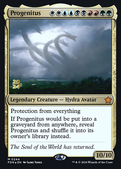 MTG Progenitus PFDN 244s Prerelease Foil