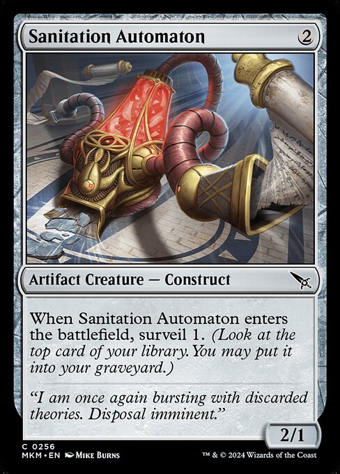 MTG Sanitation Automaton MKM 256 Regular Foil