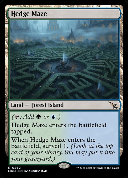 MTG Hedge Maze MKM 262 Regular Foil