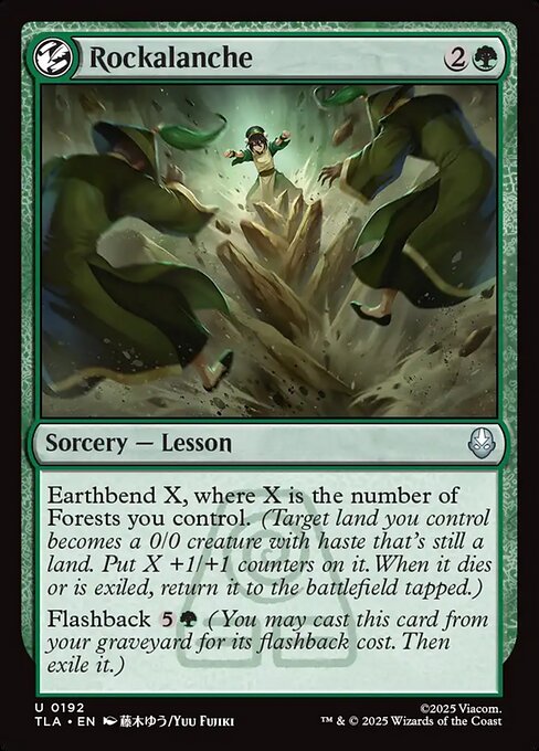 MTG Rockalanche TLA 192 Regular Nonfoil