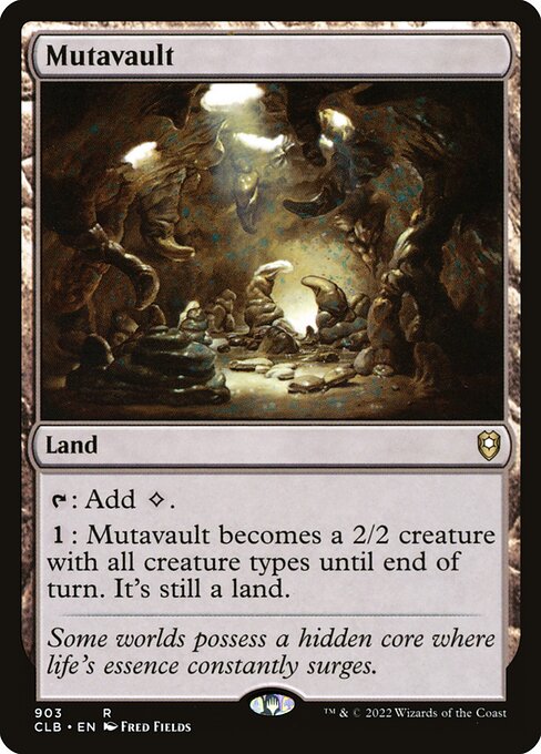 MTG Mutavault CLB 903 Commander Deck Nonfoil