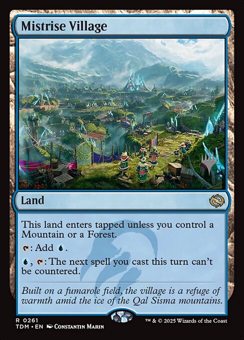 MTG Mistrise Village PTDM 261p Promo Pack Foil