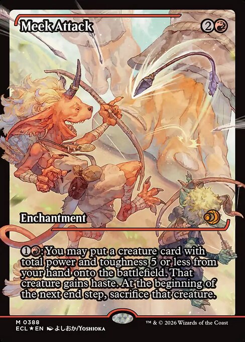 MTG Meek Attack ECL 388 Full Art Foil