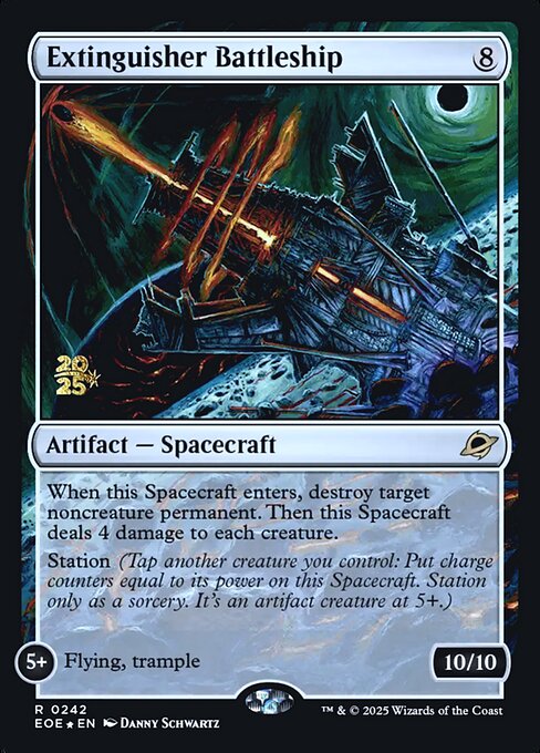 MTG Extinguisher Battleship PEOE 242s Prerelease Foil