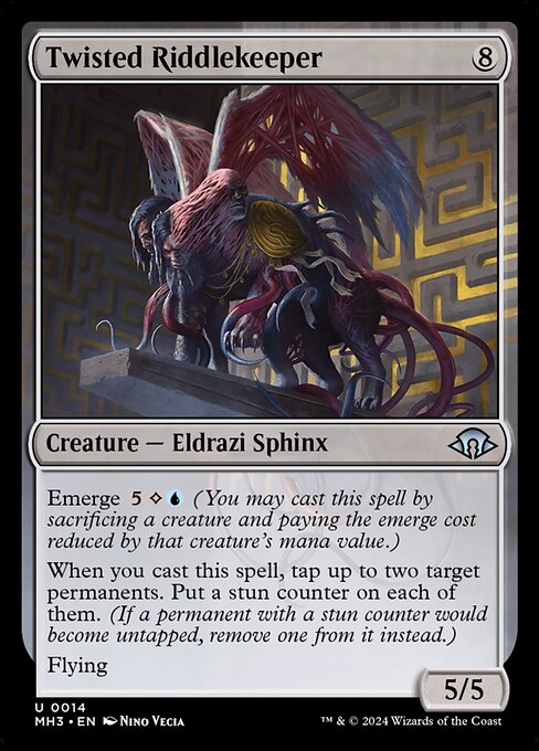 MTG Twisted Riddlekeeper MH3 014 Regular Nonfoil