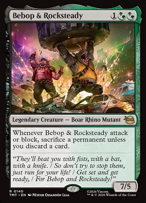 MTG Bebop & Rocksteady TMT 140 Regular Nonfoil