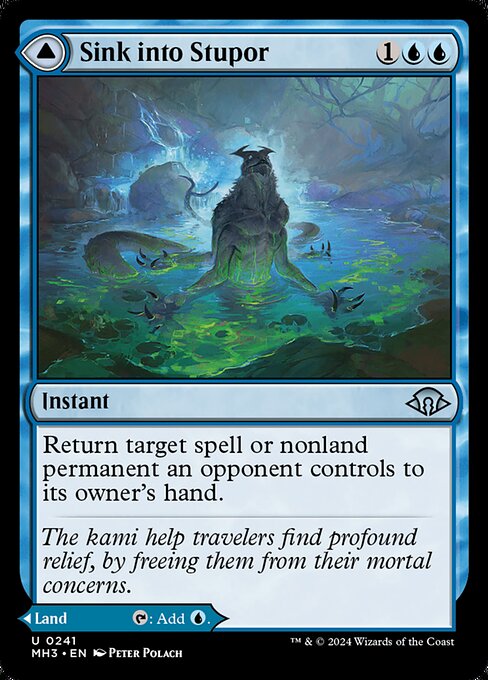 MTG Sink into Stupor // Soporific Springs MH3 241 Regular Foil