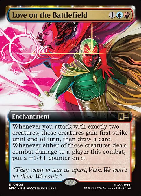 MTG Love on the Battlefield MSC 408 Extended Art Nonfoil