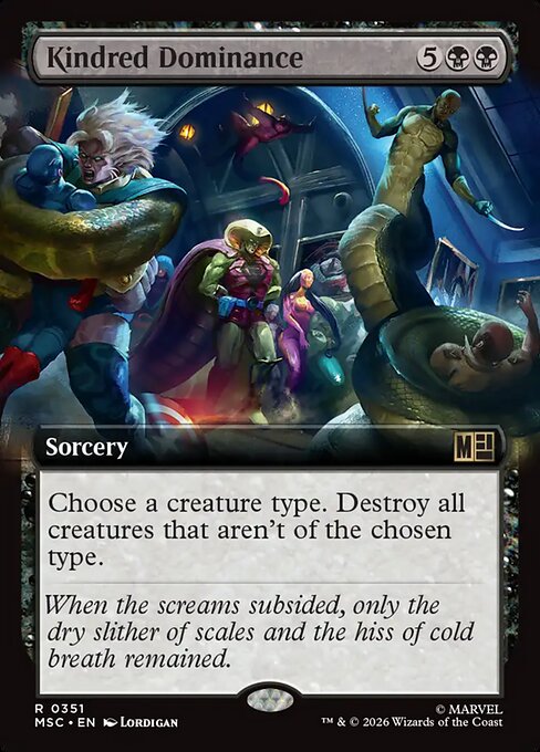 MTG Kindred Dominance MSC 351 Extended Art Nonfoil