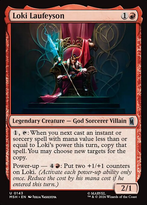 MTG Loki Laufeyson MSH 143 Regular Nonfoil