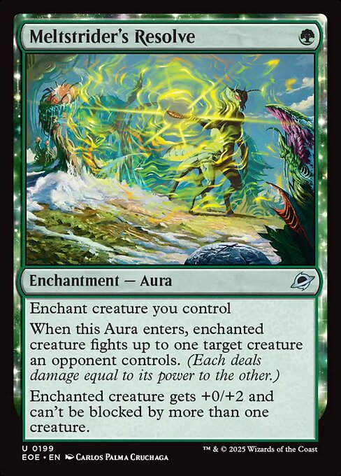 MTG Meltstrider's Resolve EOE 199 Regular Nonfoil