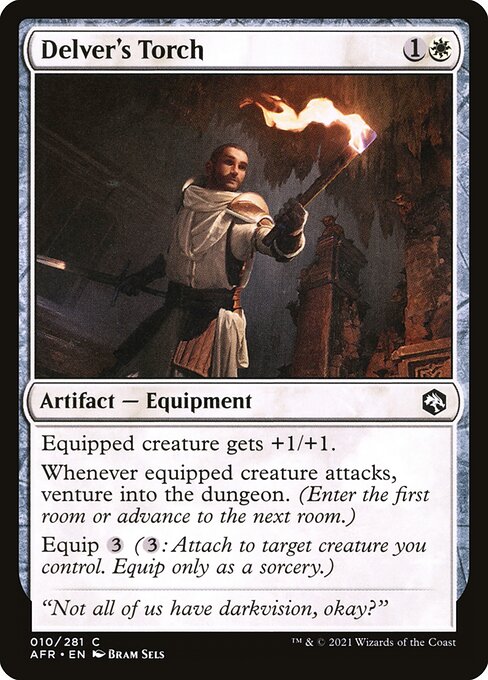 MTG Delver's Torch AFR 010 Regular Nonfoil