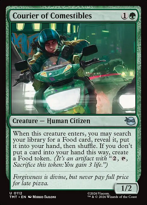 MTG Courier of Comestibles TMT 112 Regular Foil