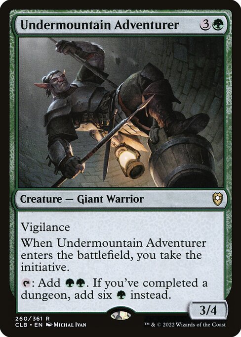 MTG Undermountain Adventurer CLB 260 Regular Foil