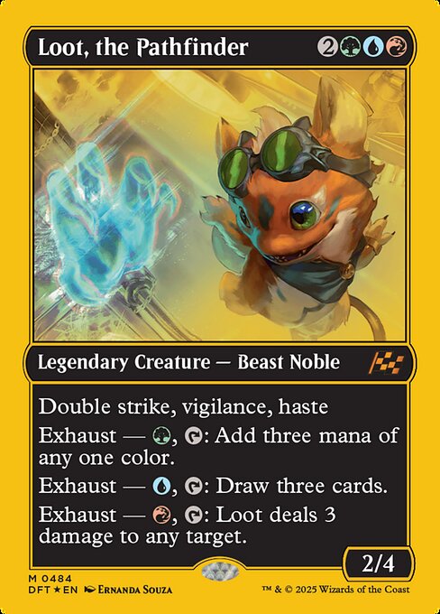 MTG Loot, the Pathfinder DFT 484 Regular First-Place Foil