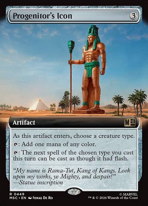 MTG Progenitor's Icon MSC 449 Extended Art Nonfoil