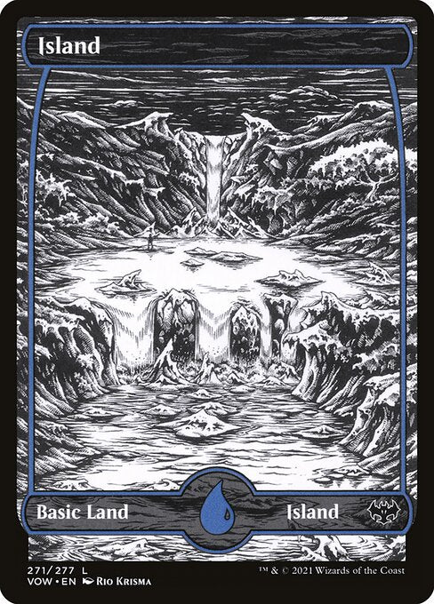 MTG Island VOW 271 Standard Foil front