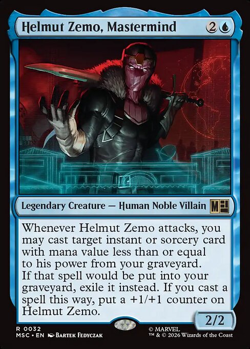 MTG Helmut Zemo, Mastermind MSC 032 Regular Surge Foil