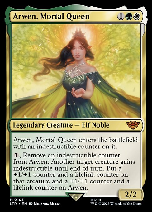 MTG Arwen, Mortal Queen LTR 193 Regular Foil