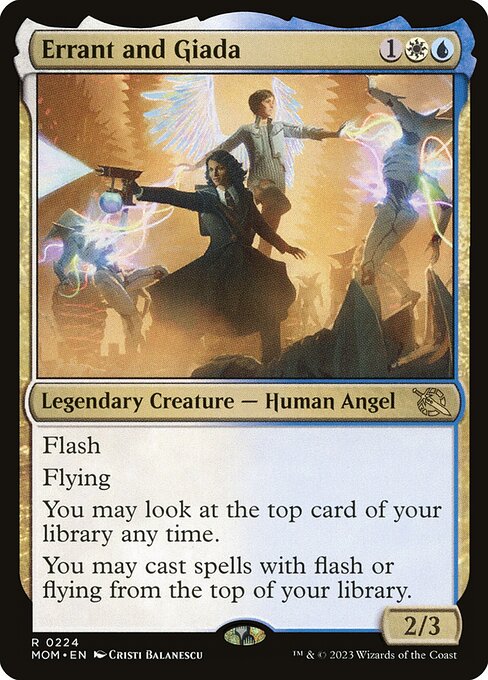 MTG Errant and Giada MOM 224 Regular Foil