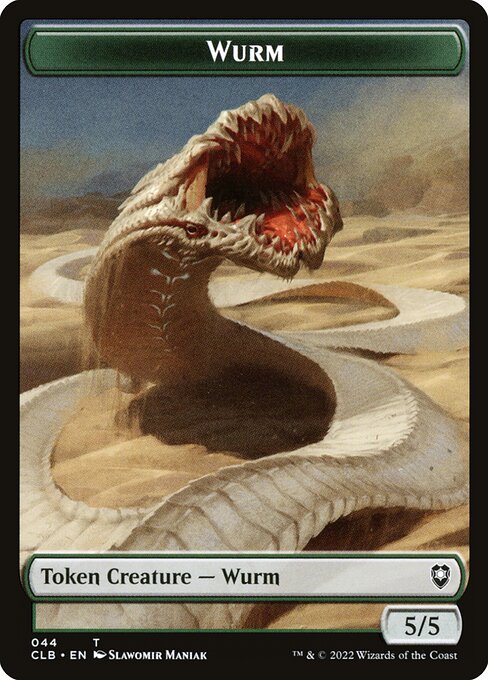MTG Wurm Token CLB 044 Token Nonfoil